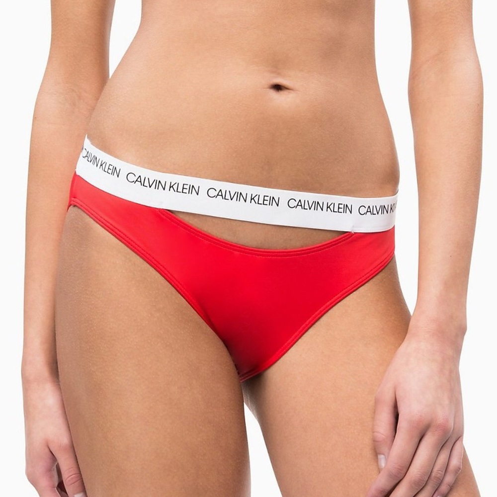 Calvin Klein red swim suit bottom